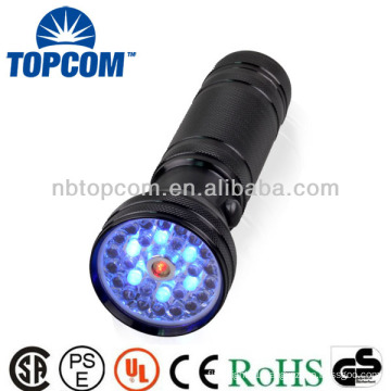 Colorful led flashlight with compass